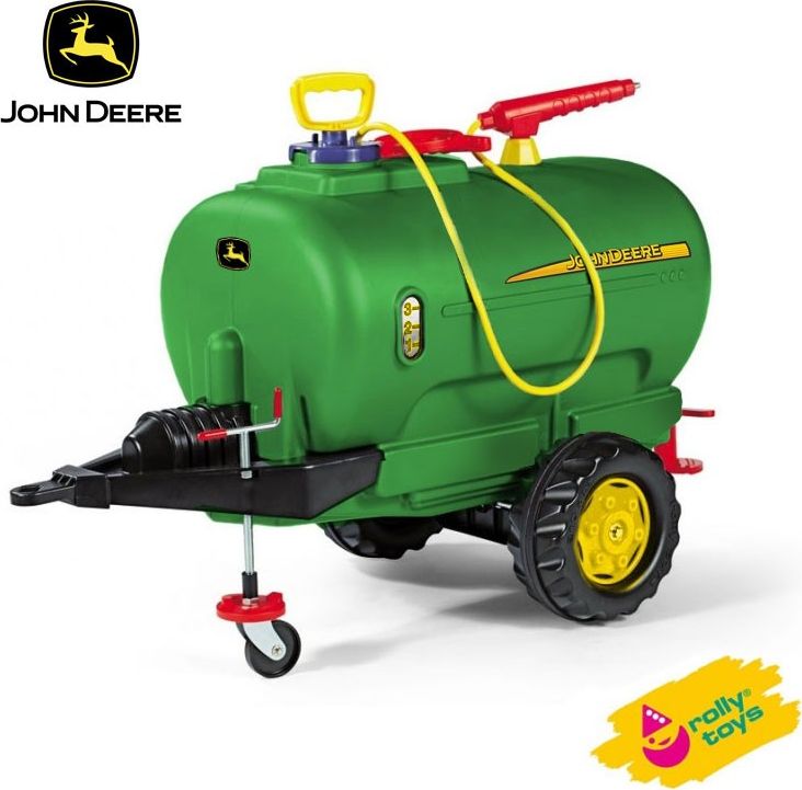 Фото - Веломобіль Rolly Toys rollyTanker Przyczepa cysterna z rozpylaczem i pompką John Deere 10L 