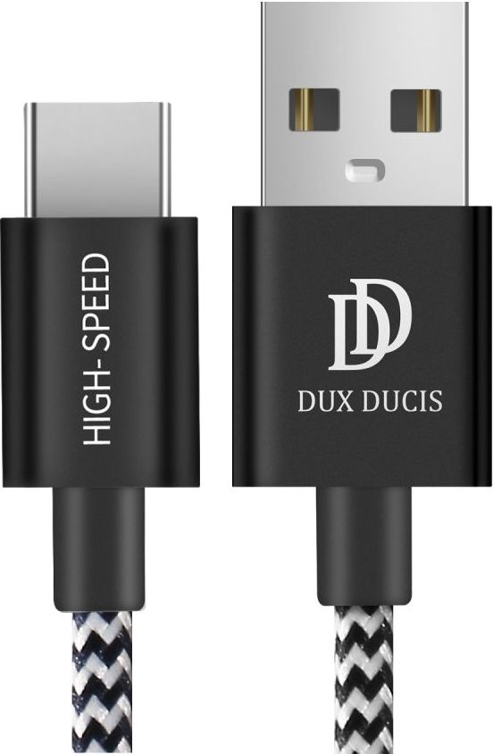 Kabel USB Dux Ducis USB-A - USB-C 2 m Czarny (6934913096642)