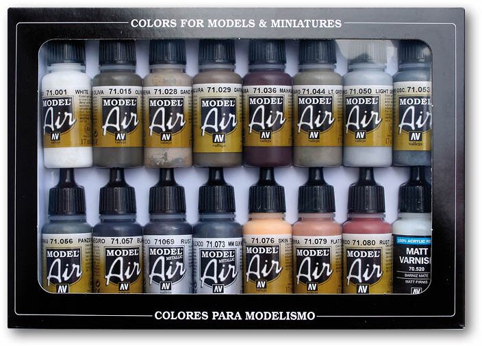 Vallejo : 71.194 - Model Air - Weathering Set (16x17 ml) (2021711)