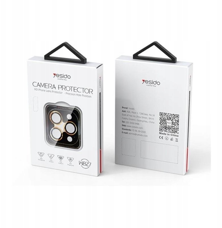 Yesido Lens Protector WB27 Samsung S25 BLACK / CZARNY