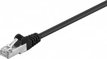 RB-LAN CAT 5e Kabel łączący, F/UTP, czarny - Długość kabla 25 m