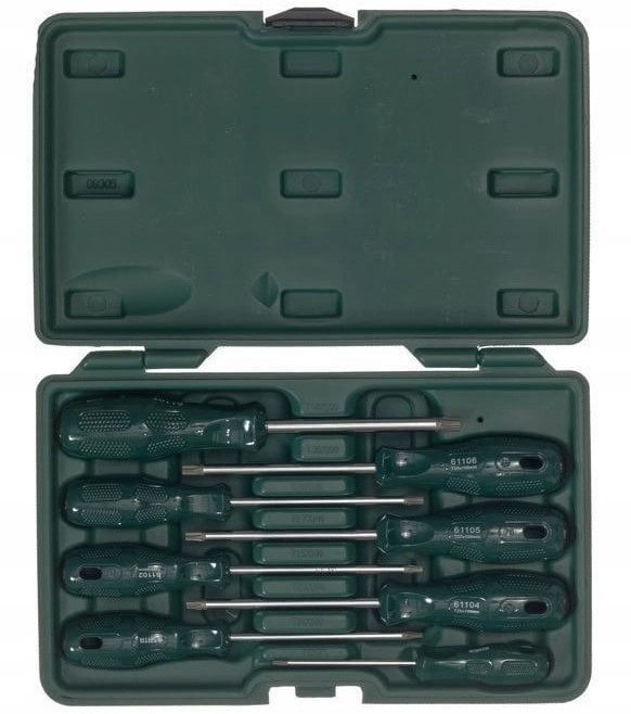 SATA ZESTAW WKRĘTAKÓW TORX 10el. WALIZKA