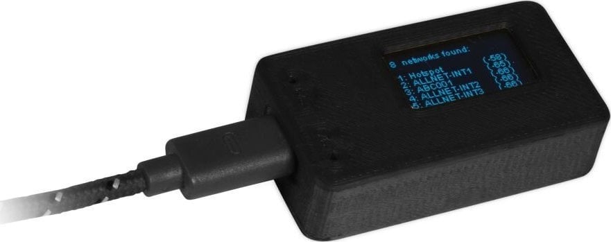 Allnet ALLNET 4duino IoT WLAN display case black printed