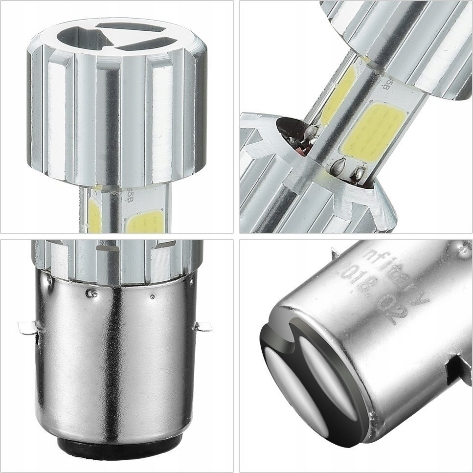 Tech-Led NEW! ŻARÓWKA BA20D CREE LED 1500LM 3x6 W ZIMNA-W-W