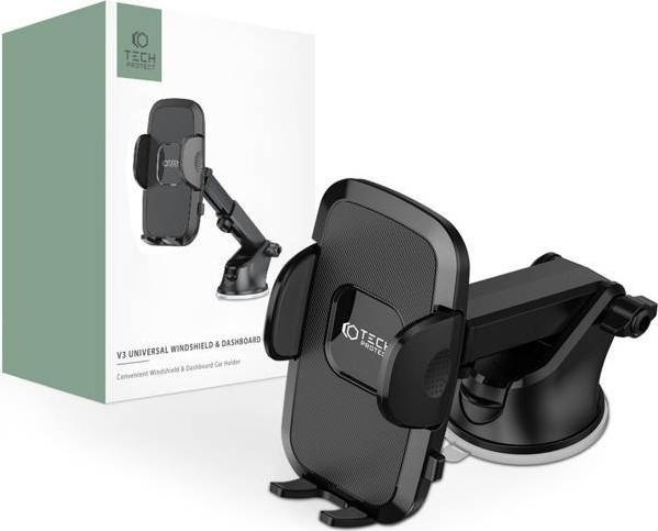 Tech-Protect TECH-PROTECT V3 UNIVERSAL WINDSHIELD & DASHBOARD CAR MOUNT BLACK