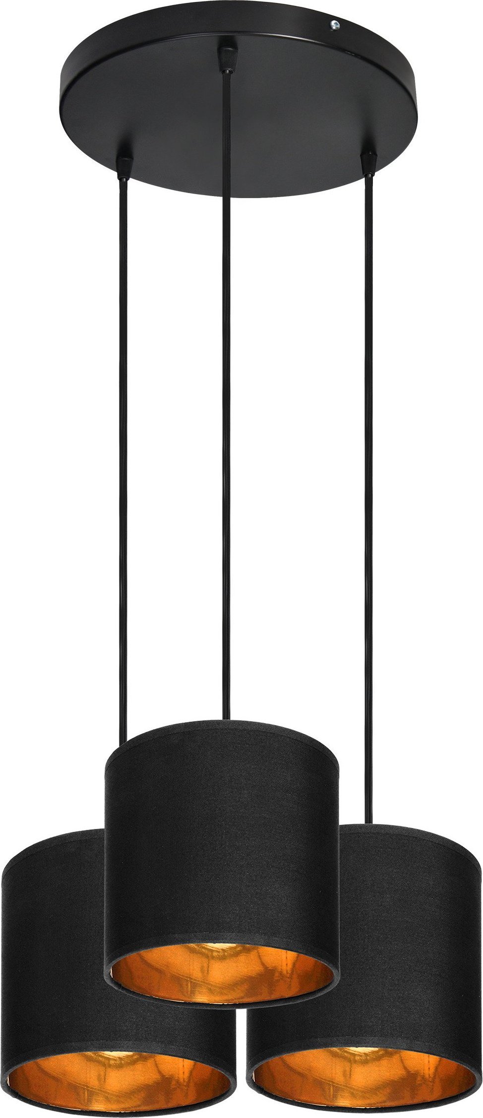 Zdjęcia - Żyrandol / lampa Orno Lampa wisząca  NEVA lampa wisząca, moc max. 3x60W, E27, czarna, podsta 