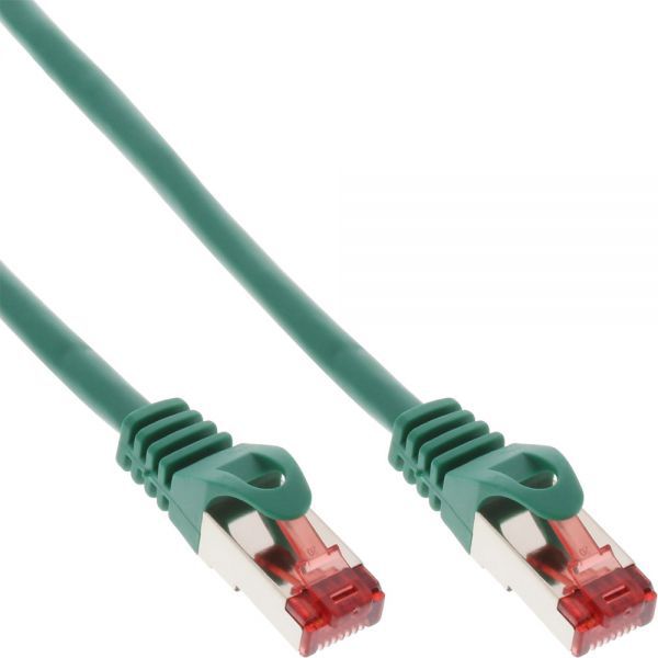 Intos Patchcord S/FTP, Cat.6, PiMF, 250MHz, zielony, 1.5m (76912G)