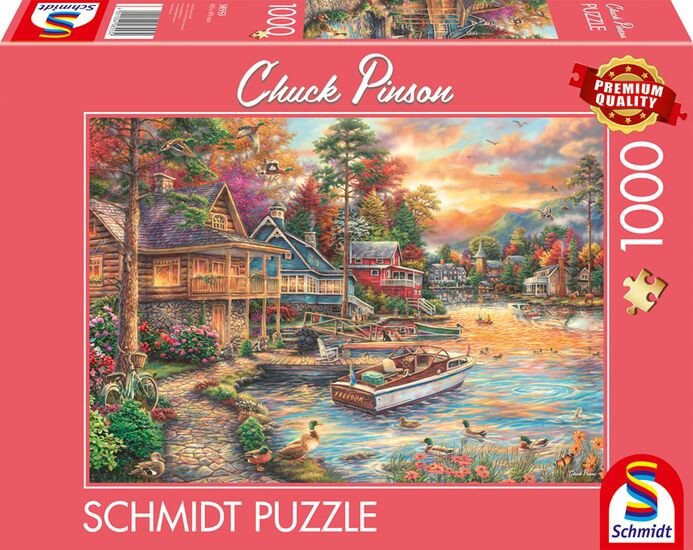 Puzzle PQ 1000 Chuck Pinson Domek na wakacje G3