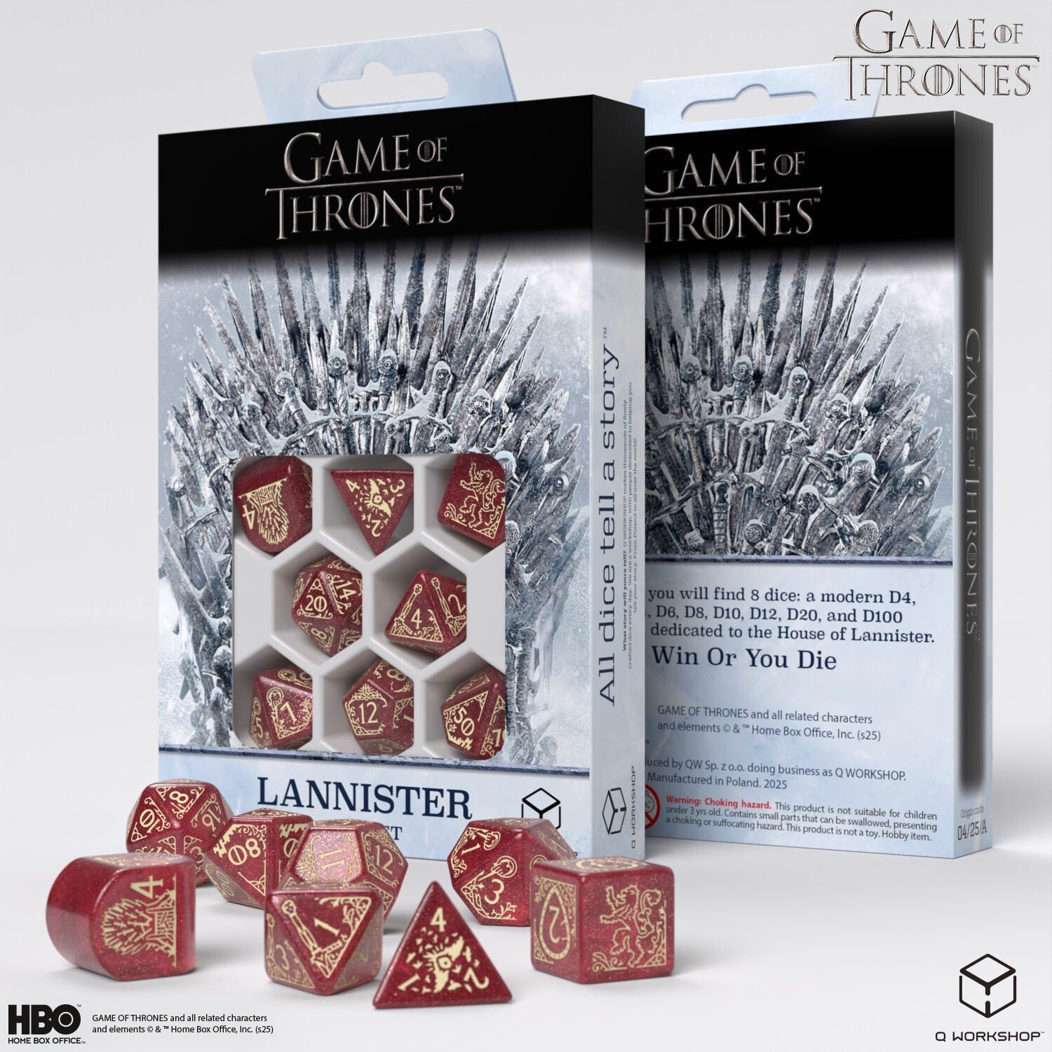 Q-Workshop Komplet ko¶ci: Gra o Tron - Lannister