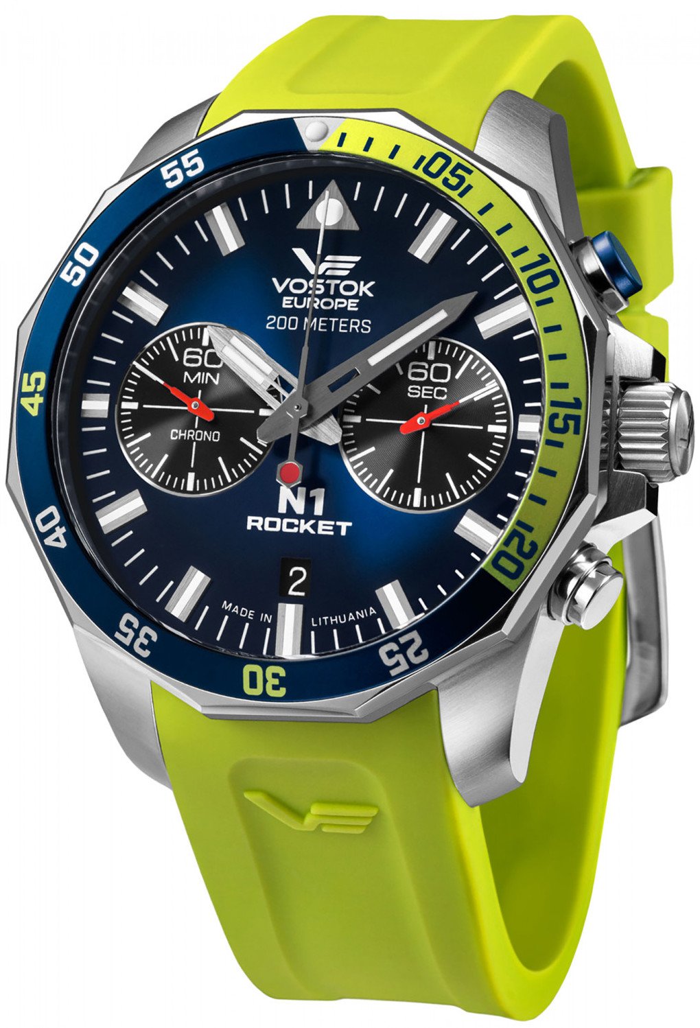 Zegarek Vostok Europe Zegarek męski Vostok Europe 6S21-225A708SY zielony