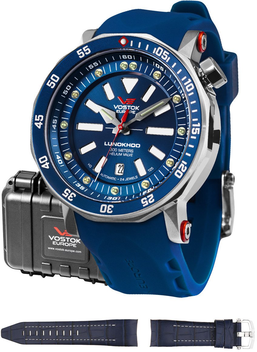 Zegarek Vostok Europe Zegarek męski Vostok Europe NH35A-620A634S niebieski