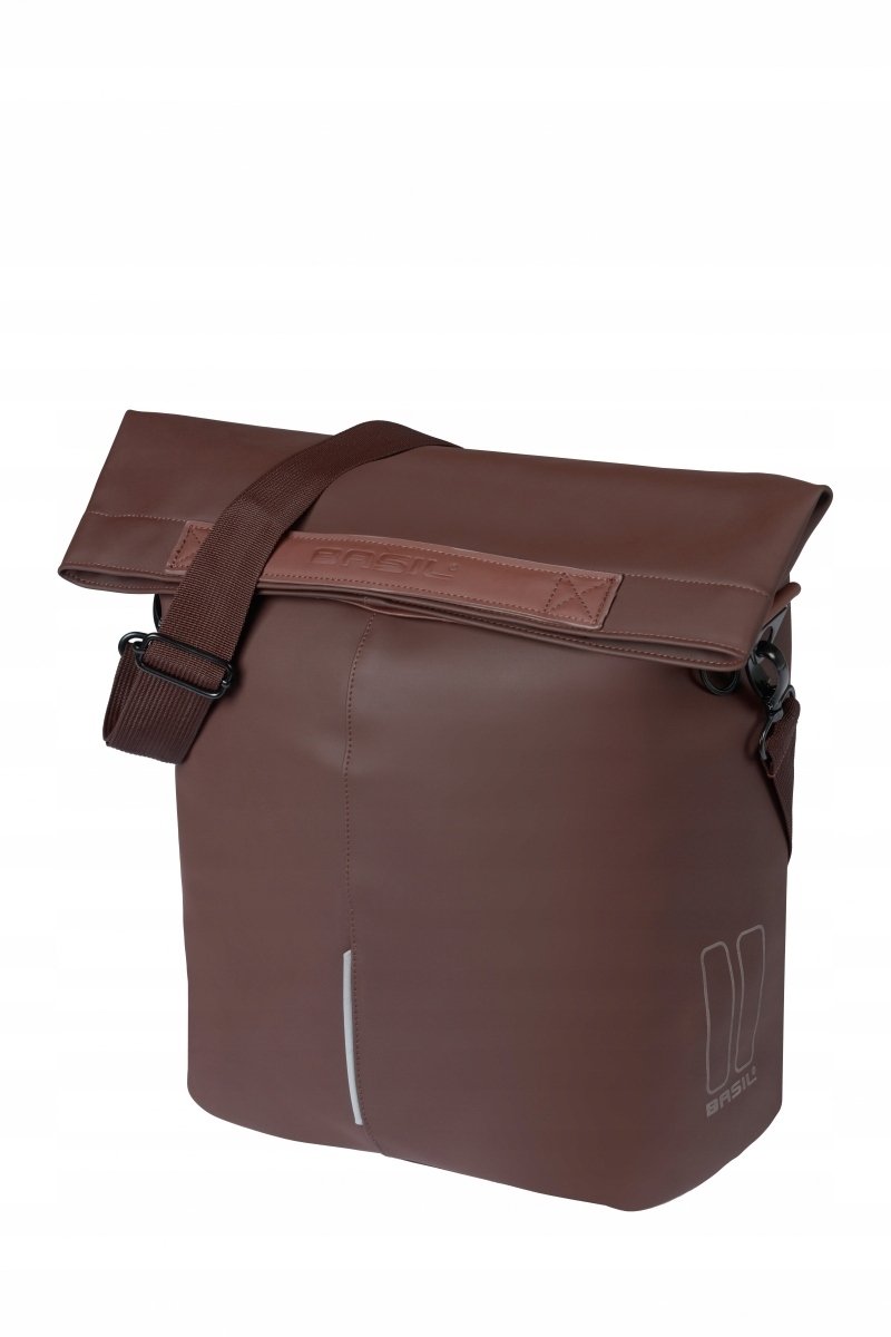Basil Sakwa pojedyncza BASIL CITY SHOPPER 14-16L, MIK Hooks System, roasted brown