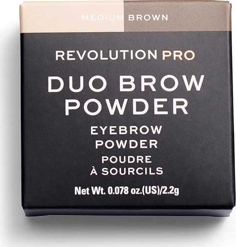 Makeup Revolution REVOLUTION PRO Eyebrow Powder Medium Brown 2.2 g For Women