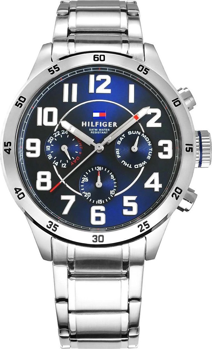 Zegarek Tommy Hilfiger Zegarek Męski Tommy Hilfiger 1791053 Niebieska tarcza