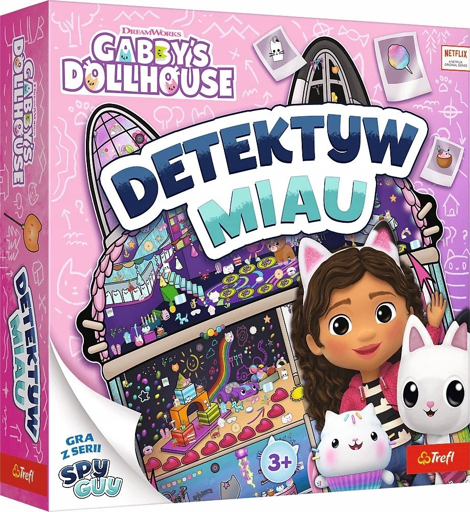 Trefl GRA Detektyw Miau Koci Domek Gabi 02695 26955