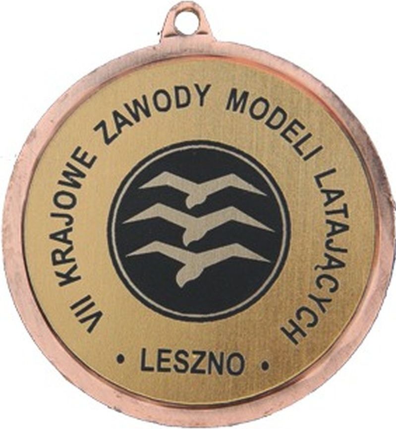Victoria Sport Medal metalowy z grawerowaniem na laminacie