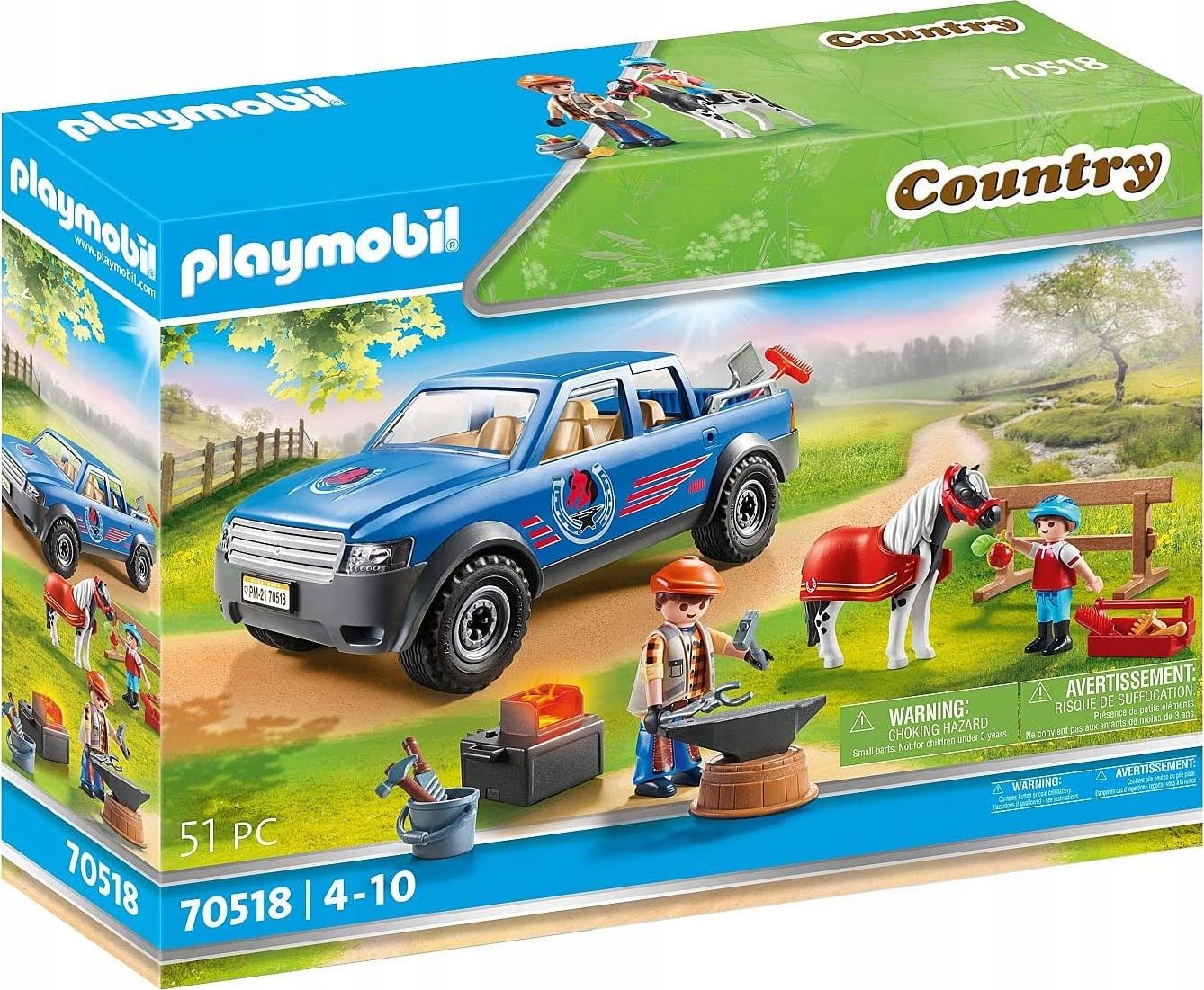 Playmobil Mobilny Kowal Dla Koni (70518)
