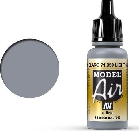 Vallejo Vallejo Model Air Light Gray 71.050 uniwersalny