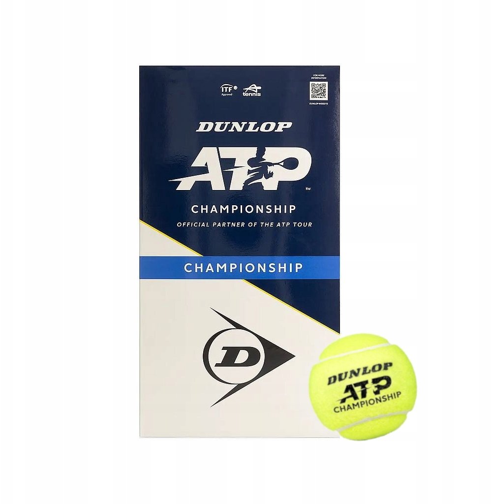 Dunlop Piłka tenisowa Dunlop ATP Championship 2x4 szt