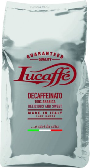Kawa ziarnista Lucaffe Kawa ziarnista Decaffeinato 700g