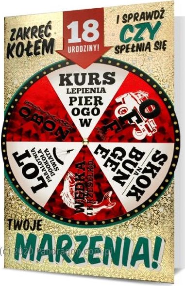 Pan Dragon Karnet HM200 18-tka koło fortuny