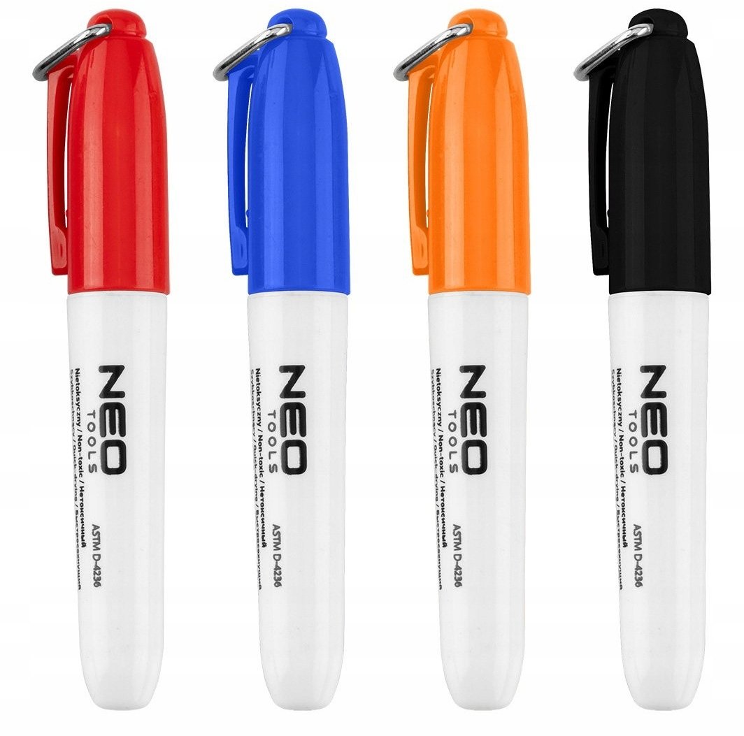 Neo Mini marker, 4 kolory, wielokrotność 80 szt. (13-866)