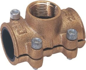 Gebo Obejma mosiężna dwudzielna 28mm x 3/4" (04.621.60.2802)