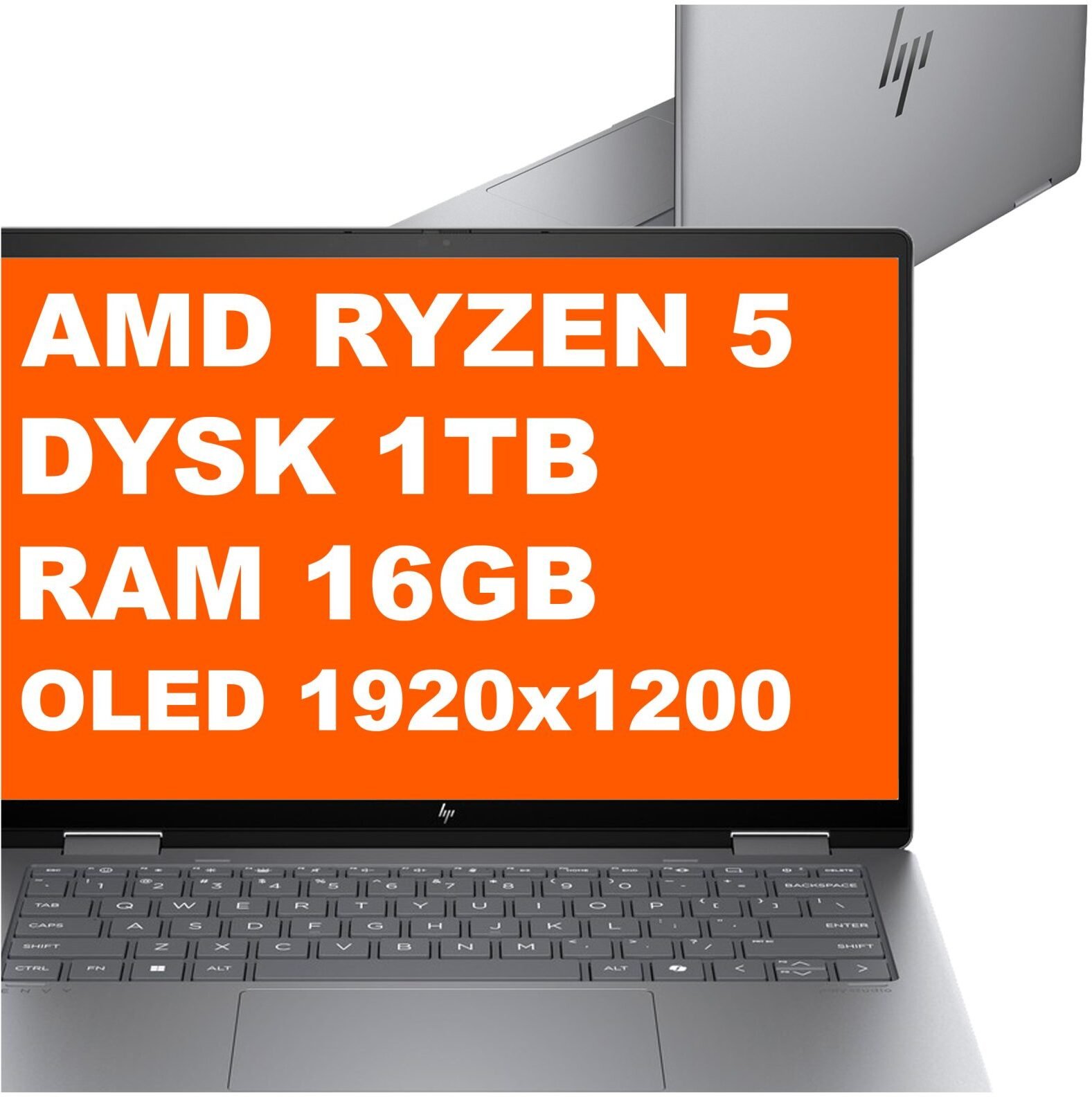 HP Envy x360 14-fa0222nw Ryzen 5 8640HS / 16 GB / 1 TB / W11 (A80PKEA)