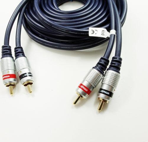 Kabel Vitalco KABEL 2XRCA - 2XRCA CHINCH 2*RCA 10M CINCH