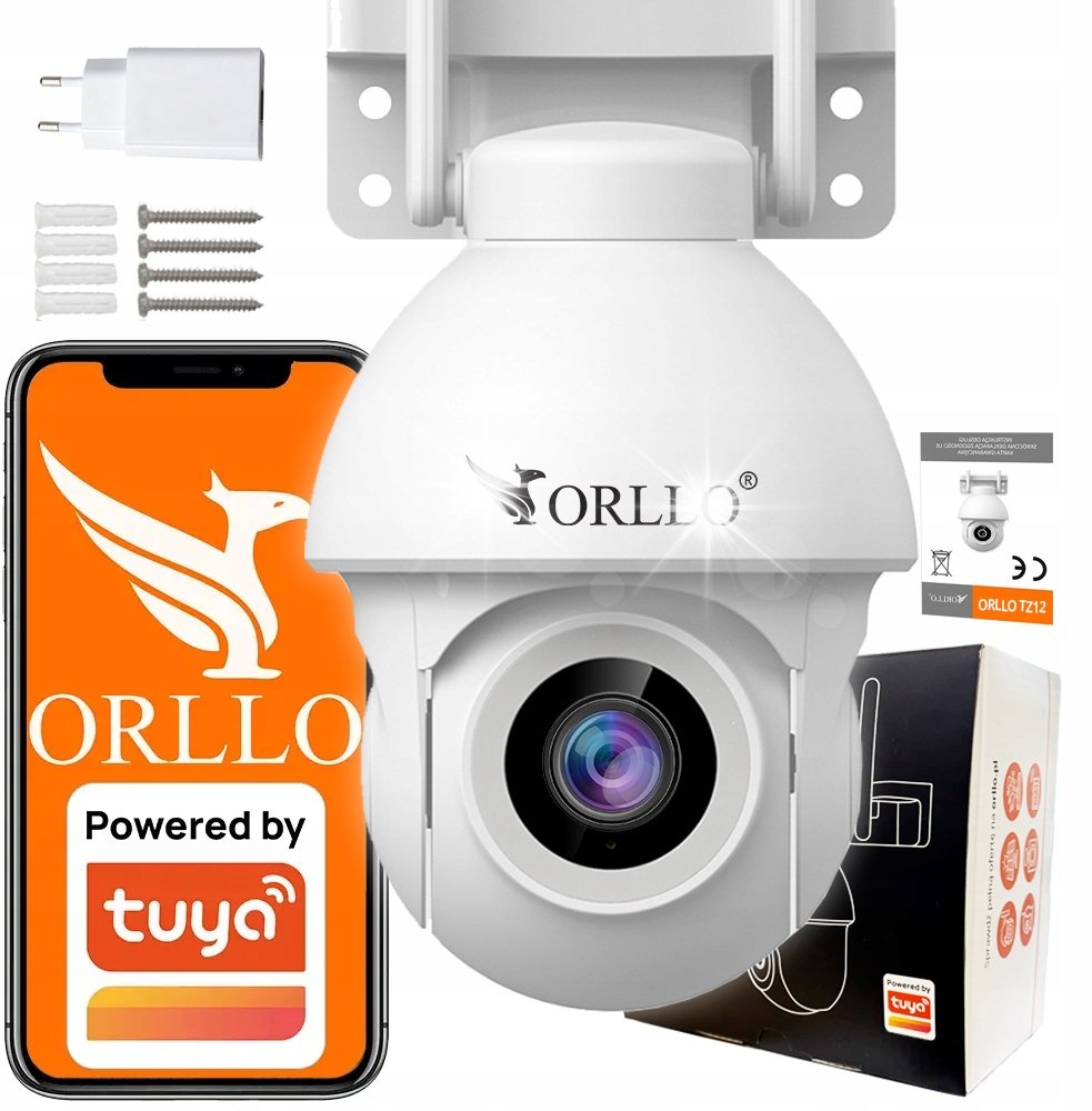 Kamera IP ORLLO Kamera IP Orllo TZ6 4K Wi-Fi Obrotowa 8MP Zoom x5 IR 30m Tuya