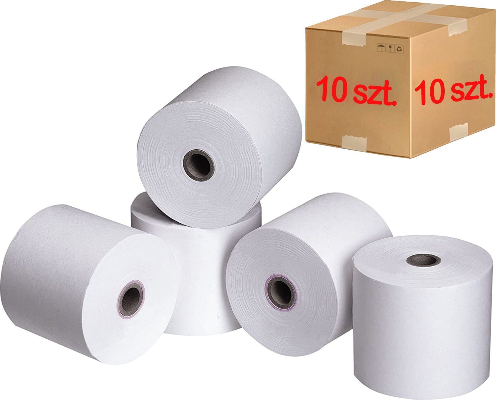 Pako Rolka Termiczna PAPIRUS II 57mm x 80m - BPA FREE (RT5780) - 10 szt.