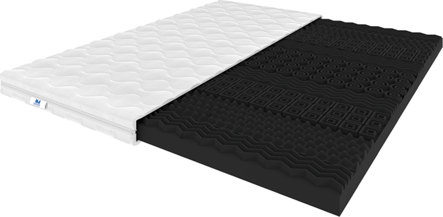 Tompol Venerdi Black Topper 90 x 200 materac masujący nawierzchniowy o grubości 7 cm