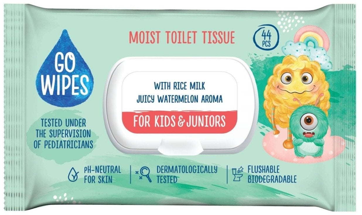 EURUS POZOSTALE GOWIPES WET WC PAPER FOR KIDS&JUN 44PCS