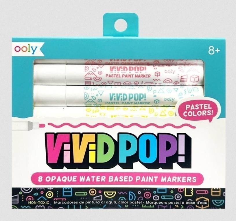 Ooly Markery Akrylowe Vivid Pop!! Pastelowe 8szt