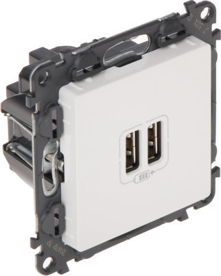 Legrand GNIAZDO ŁADOWANIA LE-753112 Valena Life 2 PORTY USB 2.4A/5V LEGRAND