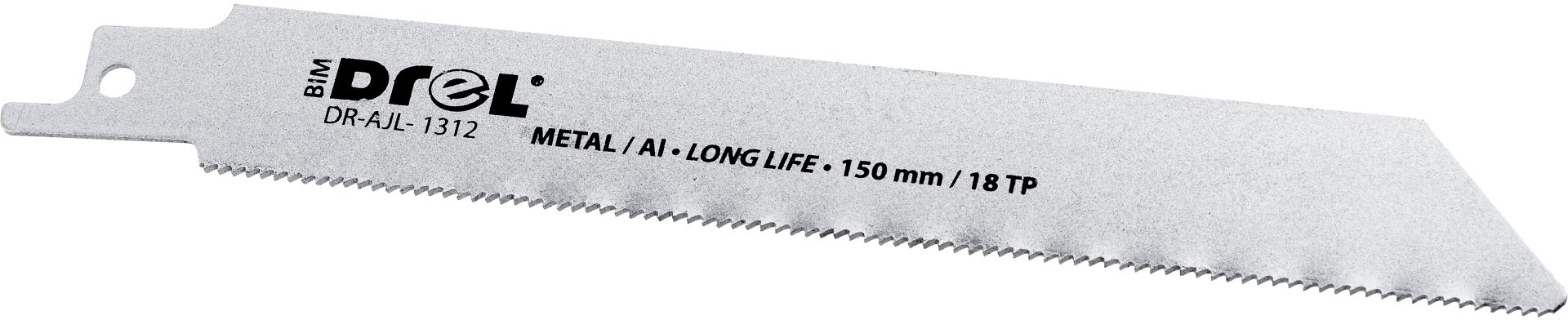 Drel DREL Brzeszczot do piły szablastej 150 mm 18TPI metal