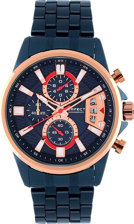 Zegarek Perfect ZEGAREK MĘSKI M504CH-06 - CHRONOGRAF (zp383d) + BOX NoSize