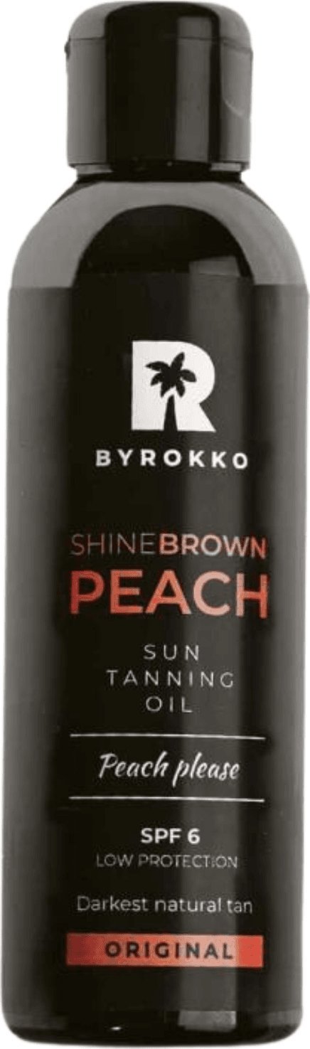 Byrokko Byrokko Shine Brown Peach Olejek Wspomagający Opaleniznę SPF6