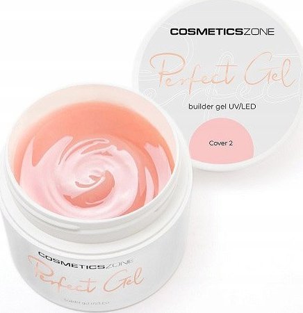 Cosmetics Zone Żel do przedłużania paznokci UV LED brzoskwiniowy - Cover 2 - 5ml