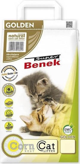 Żwirek dla kota Super Benek Corn Cat Golden 25 l