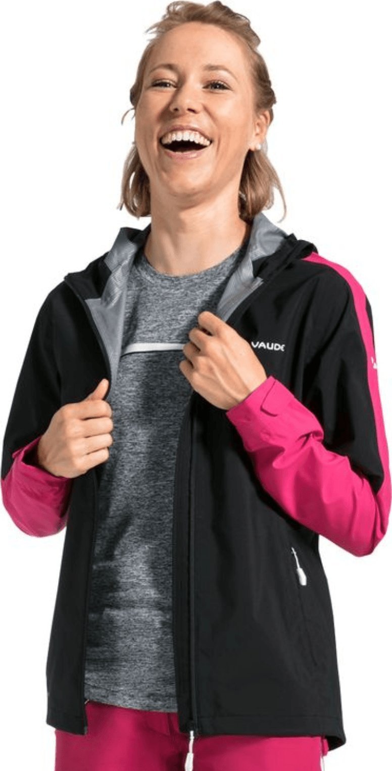 Vaude Kurtka przeciwdeszczowa sportowa damska Moab II - czarna 38