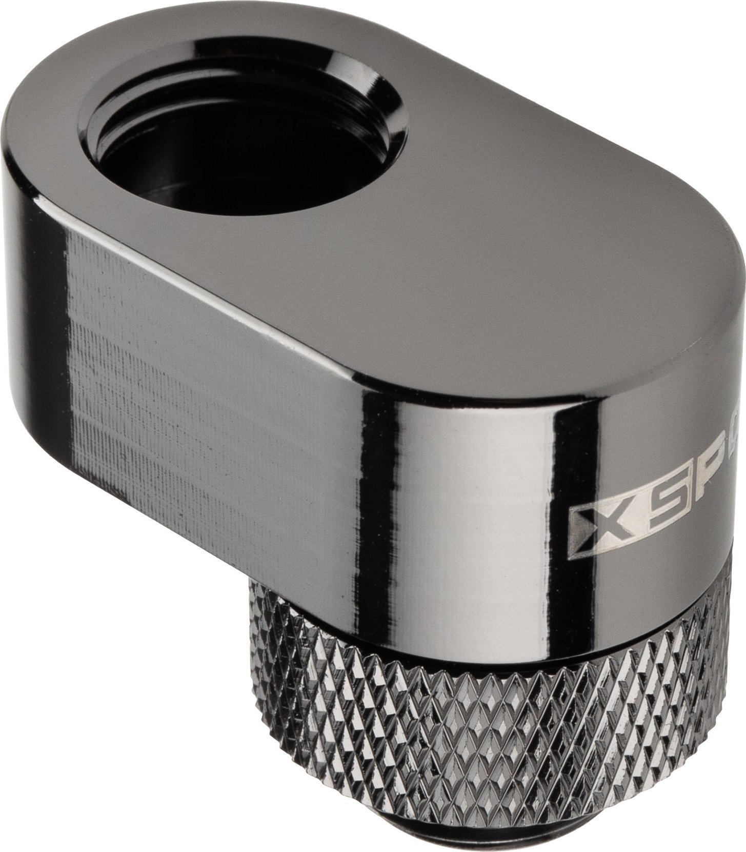 XSPC XSPC G1/4 Rotary 14mm Offset Fitting - Chrome schwarz
