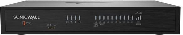 Zapora sieciowa SonicWall TZ Series Tz280 - Gen 8 - urządzenie zabezpieczające - 1GbE - Wi-Fi 6 - Desktop