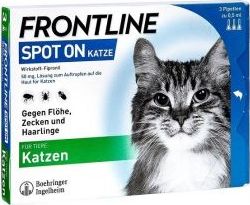 Frontline Spot On Dla Kotów 3 Pipety () - 20048