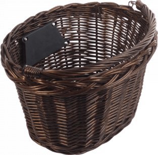 Wnuk Kosz rowerowy przedni (Clik/wenge)