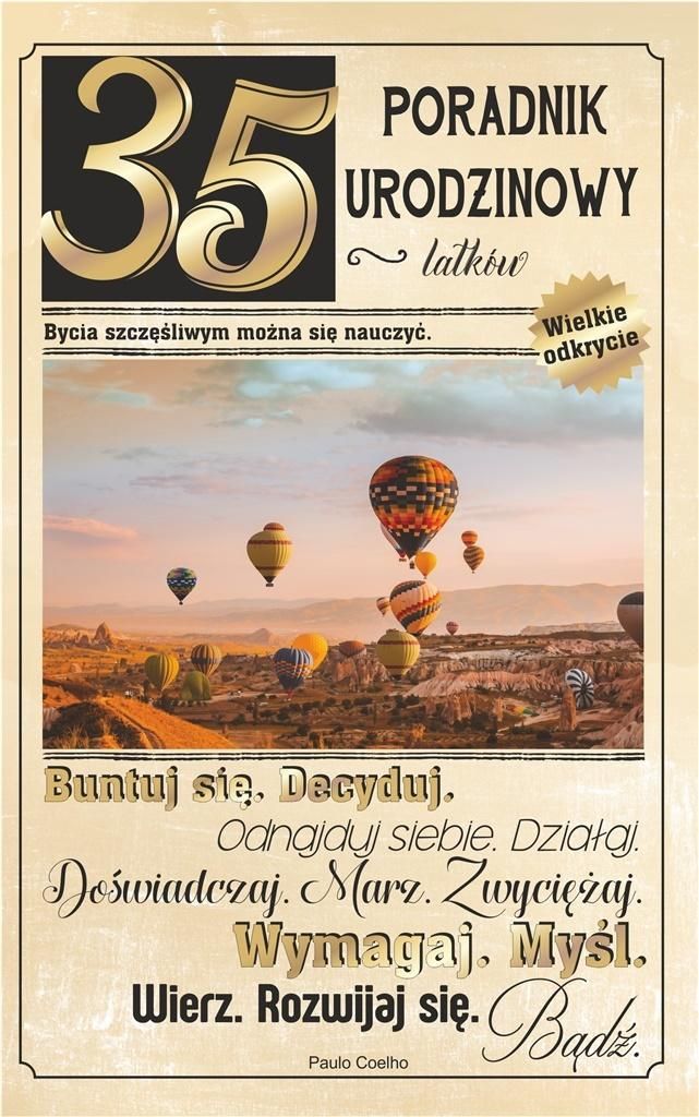 AB Card Kartka okolicznościowa Urodziny 35 U74