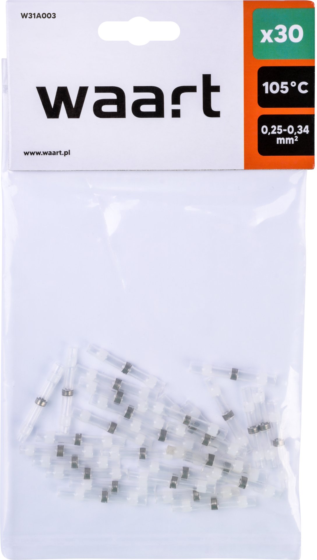 Waart WAART Koszulki termokurczliwe z cyną 0.25-0.34 mm2 30 szt