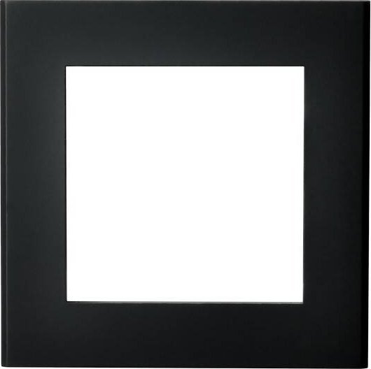 Ospel Ramka pojedyncza Ospel Sonata R-1RBS/33 do gniazda brytyjskiego czarny metalik