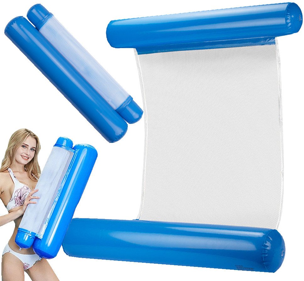 Verk Materac dmuchany hamak wodny do pływania fotel do basenu leżak pływak mata