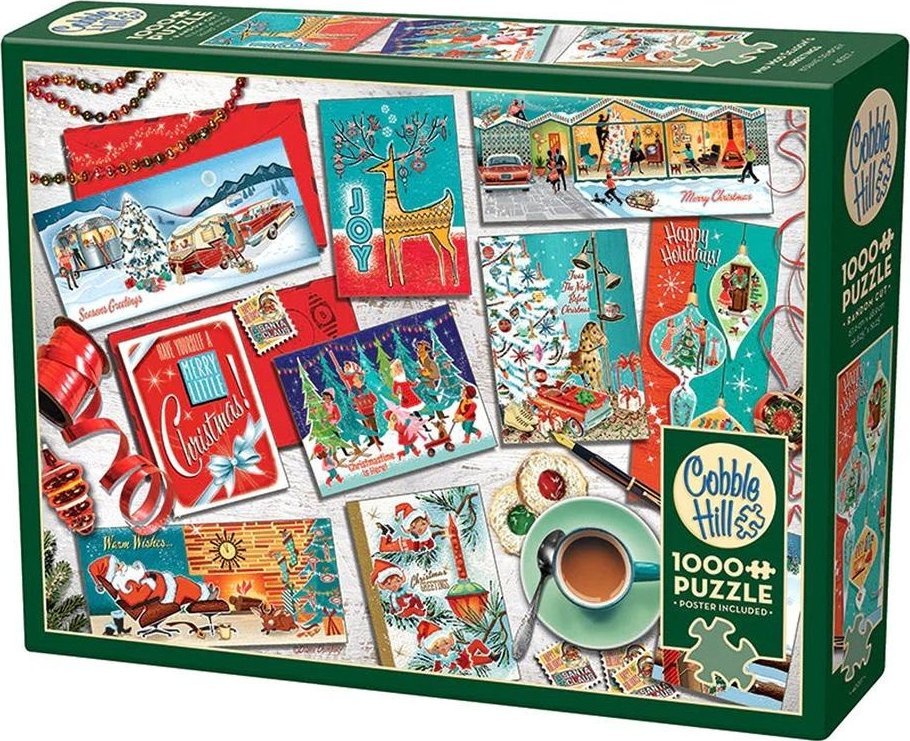 Puzzle 1000 Kartki świąteczne G3
